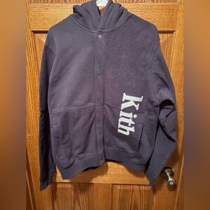 Kith Reversed Panalled William VI hoodie/Nightfall